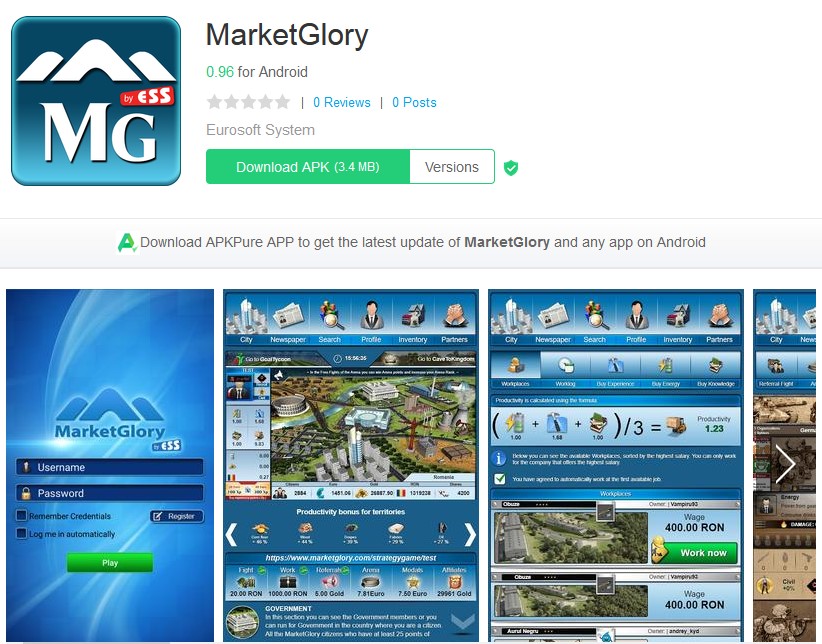 Market Glory, aplikasi penghasil uang dari game yang bisa dicairkan melalui PayPal