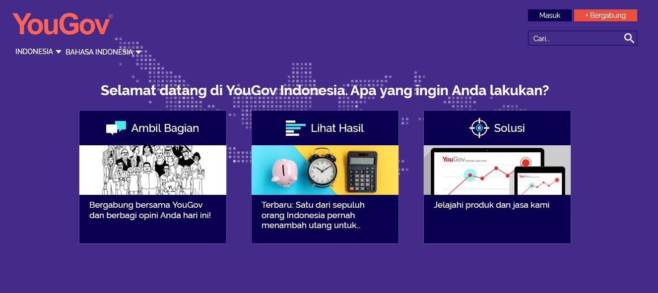 YouGov, aplikasi penghasil uang dengan isi survey