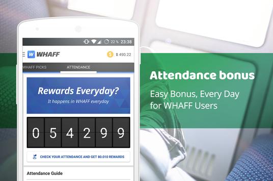 Whaff Rewards adalah aplikasi penghasil uang yang juga terbukti membayar. | via goodscoop.id
