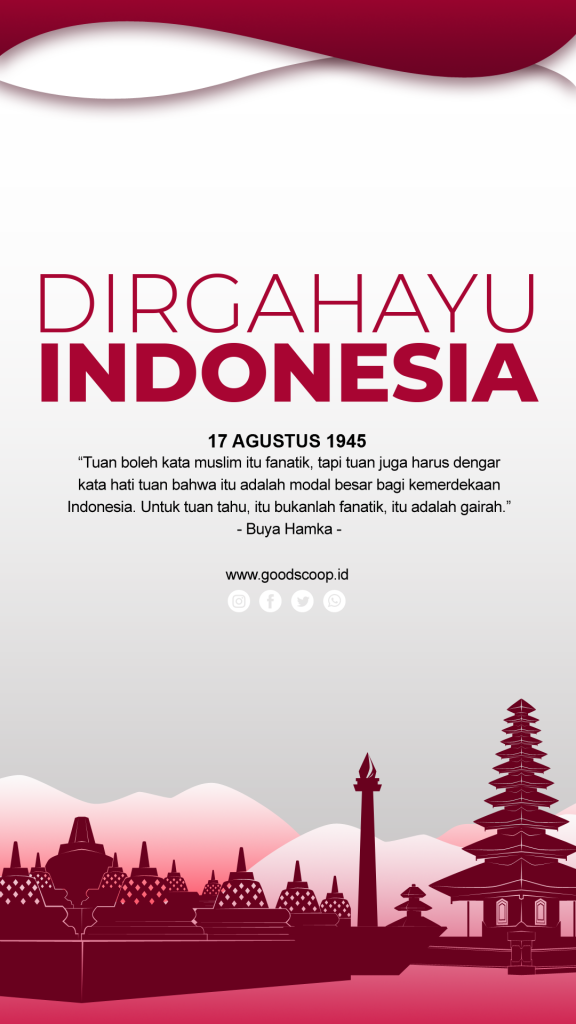 Poster HUT RI Dirgahayu Indonesia