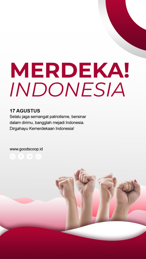 Poster Story WhatsApp Indonesia Merdeka