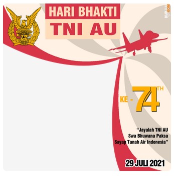 Twibbon Hari Bhakti TNI AU