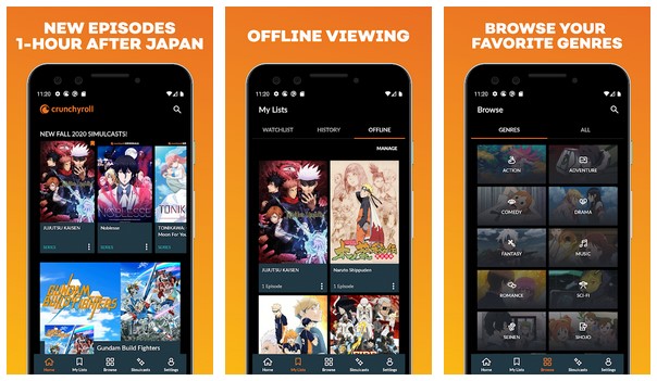Aplikasi Nonton dan Download Anime CrunchyRoll