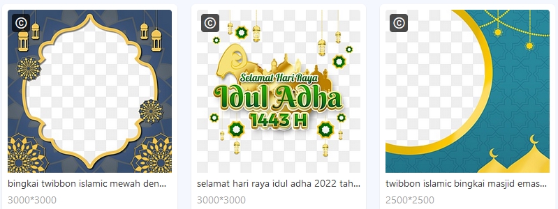 Bahan PNG Gambar Ucapan Idul Adha 2022 1443 dari PNG Tree. | via pngtree.com