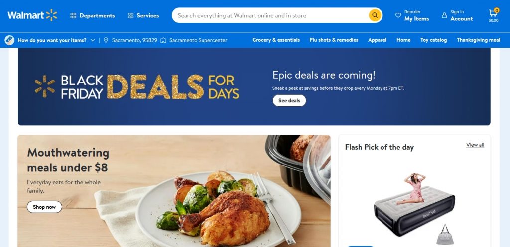 Walmart - Aplikasi Jualan Online ke Luar Negeri Paling Efisien