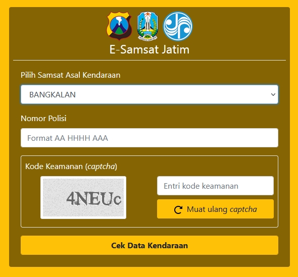 Aplikasi Pajak Motor Jawa Timur, e-Samsat Jatim